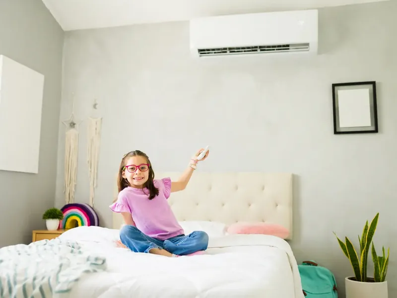Chambre d’enfant climatisée — climatisation réversible en Île-de-France
