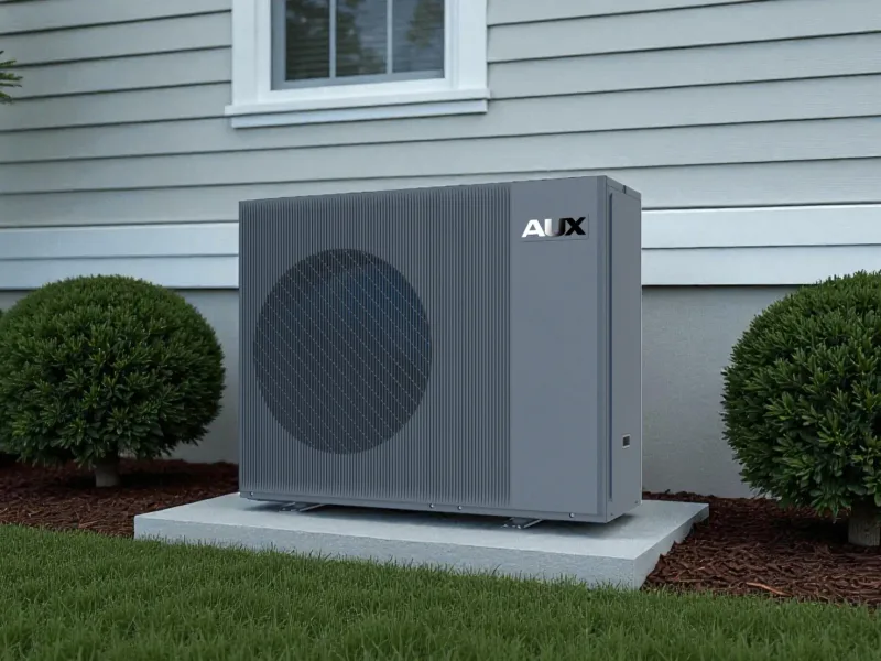 Groupe extérieur de PAC air/eau raccordé au réseau collectif — pompe à chaleur air/eau en immeuble en Bourgogne-Franche-Comté