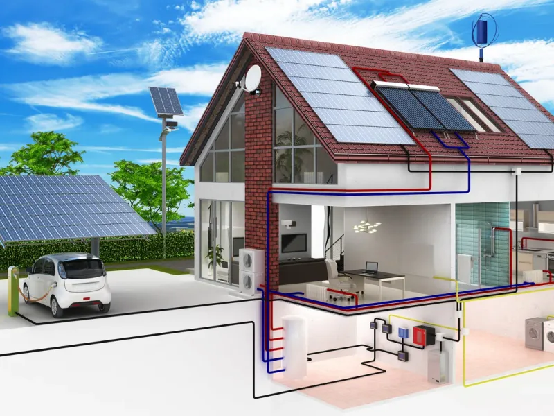 Maison solaire en autoconsommation — en Normandie