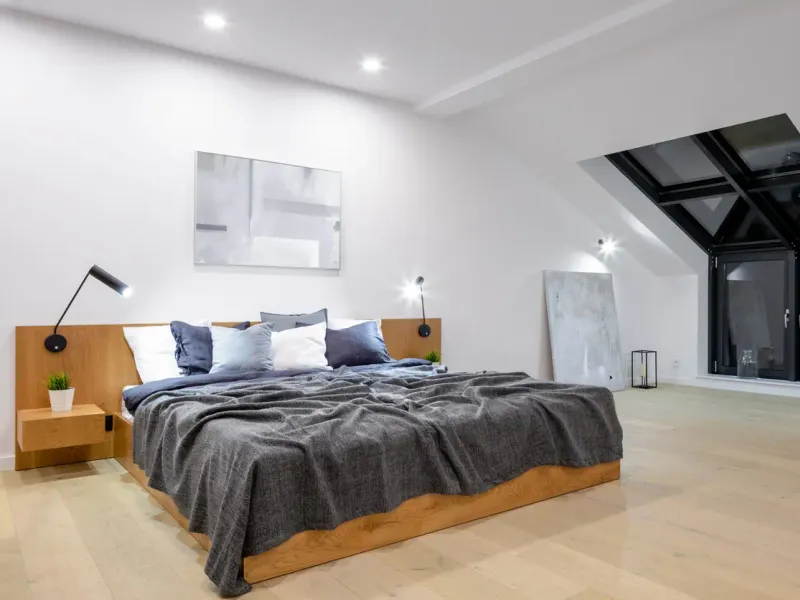 Chambre sous combles au confort thermique — en Bretagne