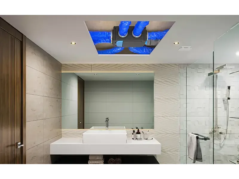 Installation de VMC (extraction salle de bain) — dans le Grand Est