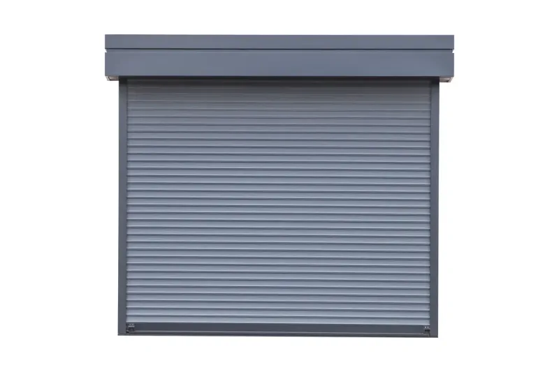 Volet roulant électrique aluminium anthracite — en Bretagne