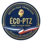 Macaron officiel Éco-PTZ — République Française