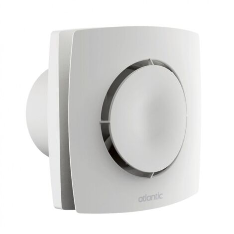 Aérateur individuel de ventilation mécanique répartie (VMR) Atlantic, vue de face et manchon de traversée de mur