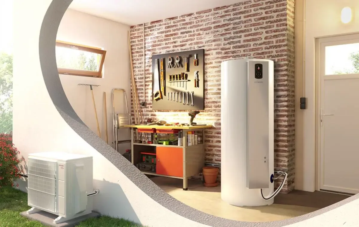 Chauffe-eau thermodynamique — rénovation d'ampleur à Vert
