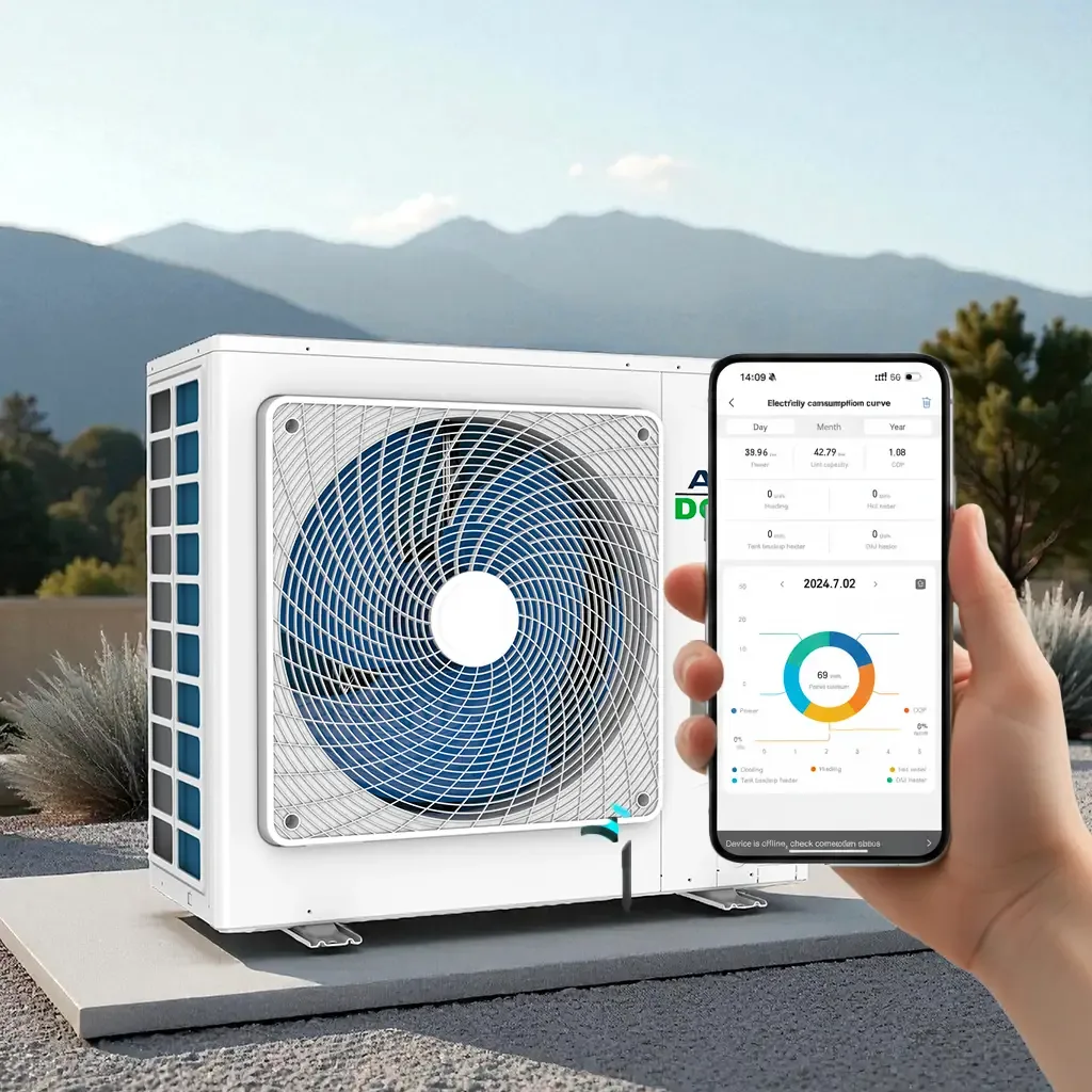 Pompe à chaleur air/eau et climatisation réversible — rénovation d'ampleur à Vert